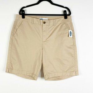 Old Navy Tan Twill Bermuda Shorts - Size 16